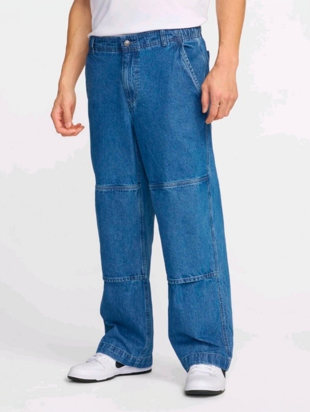 Nike SB XL Blue Loose Double Knee Skateboarding Jeans